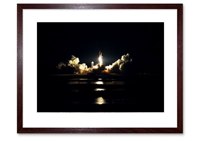 Atlantis Space Shuttle Launch Cape Canaveral Framed Print      